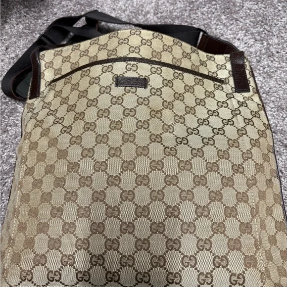 Gucci Tan and Brown Men's Messenger Bag - Picture 2 of 5
